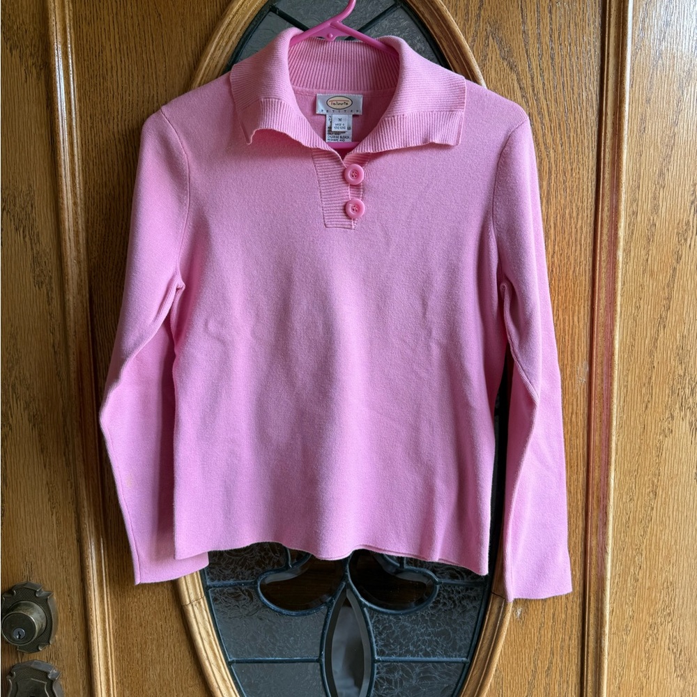 Talbots Petites Medium Pink Sweater